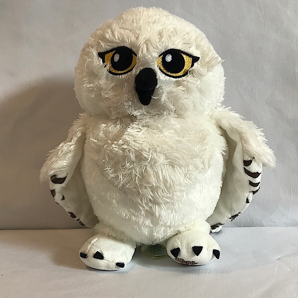Build a Bear Wizarding World Harry Potter white stuffed owl Hedwig collectible